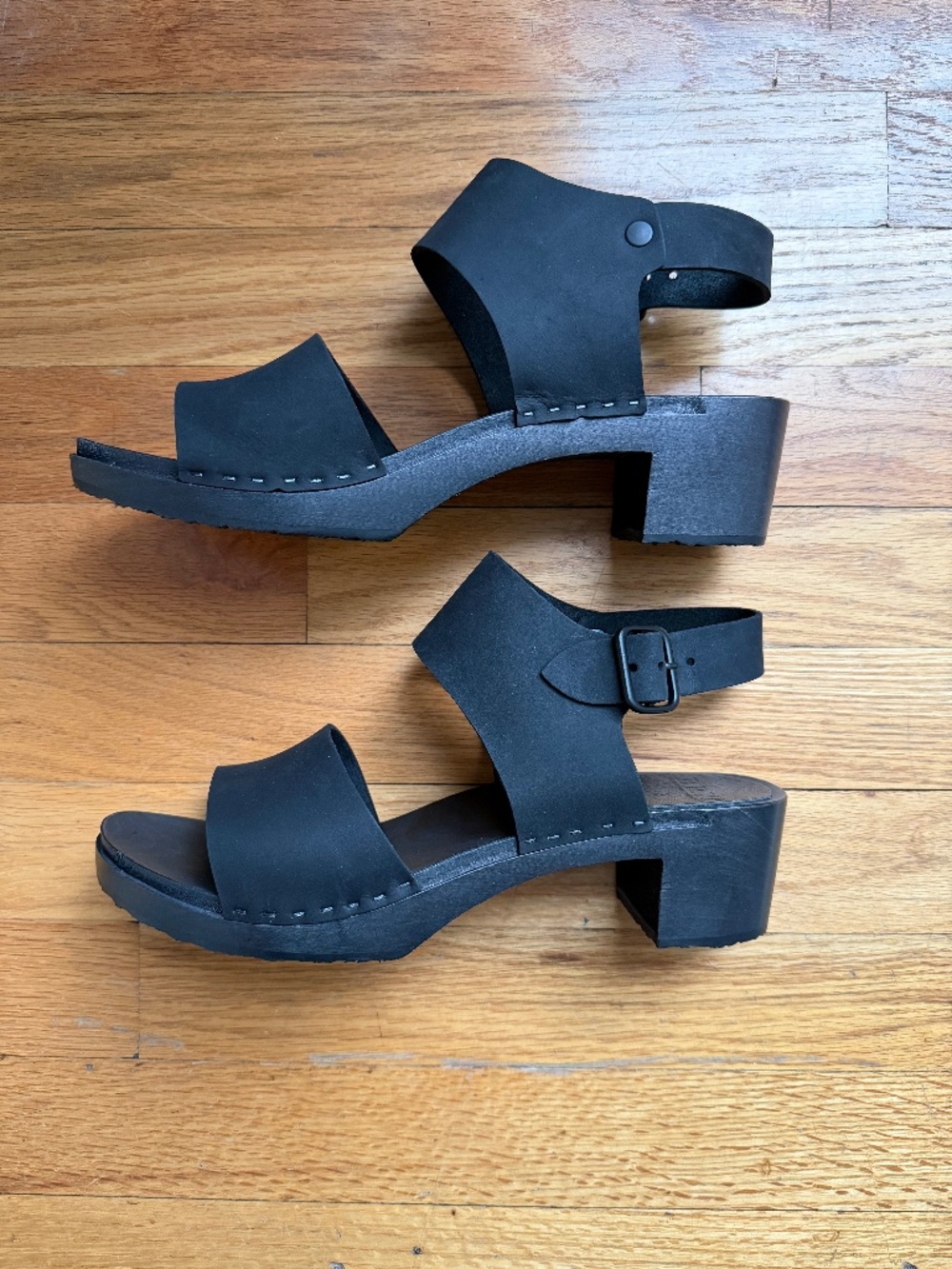 Bryr Maya Sandal, Size 39/9, Mono Black (NWT)
